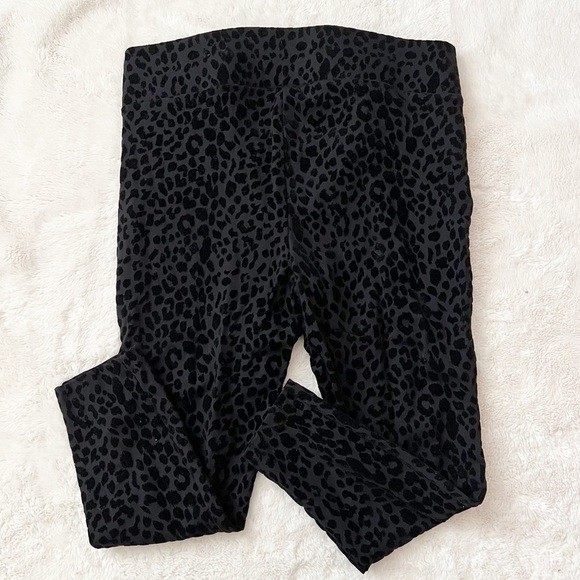 Torrid Flocked Leopard Print Pixie Pants - Picture 2 of 6